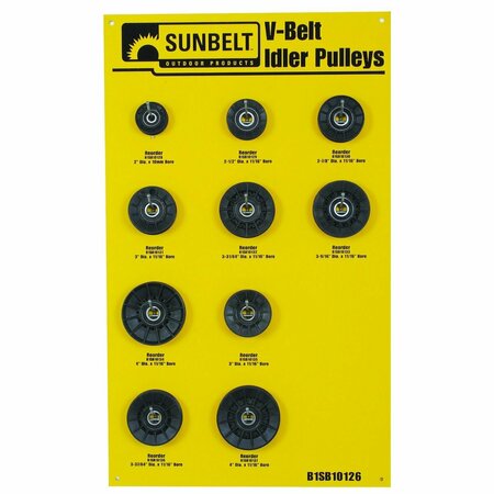 SUNBELT Composite V-Idler Assortment (20 pieces) 7.05" x19.9" x32.25" A-B1SB10126